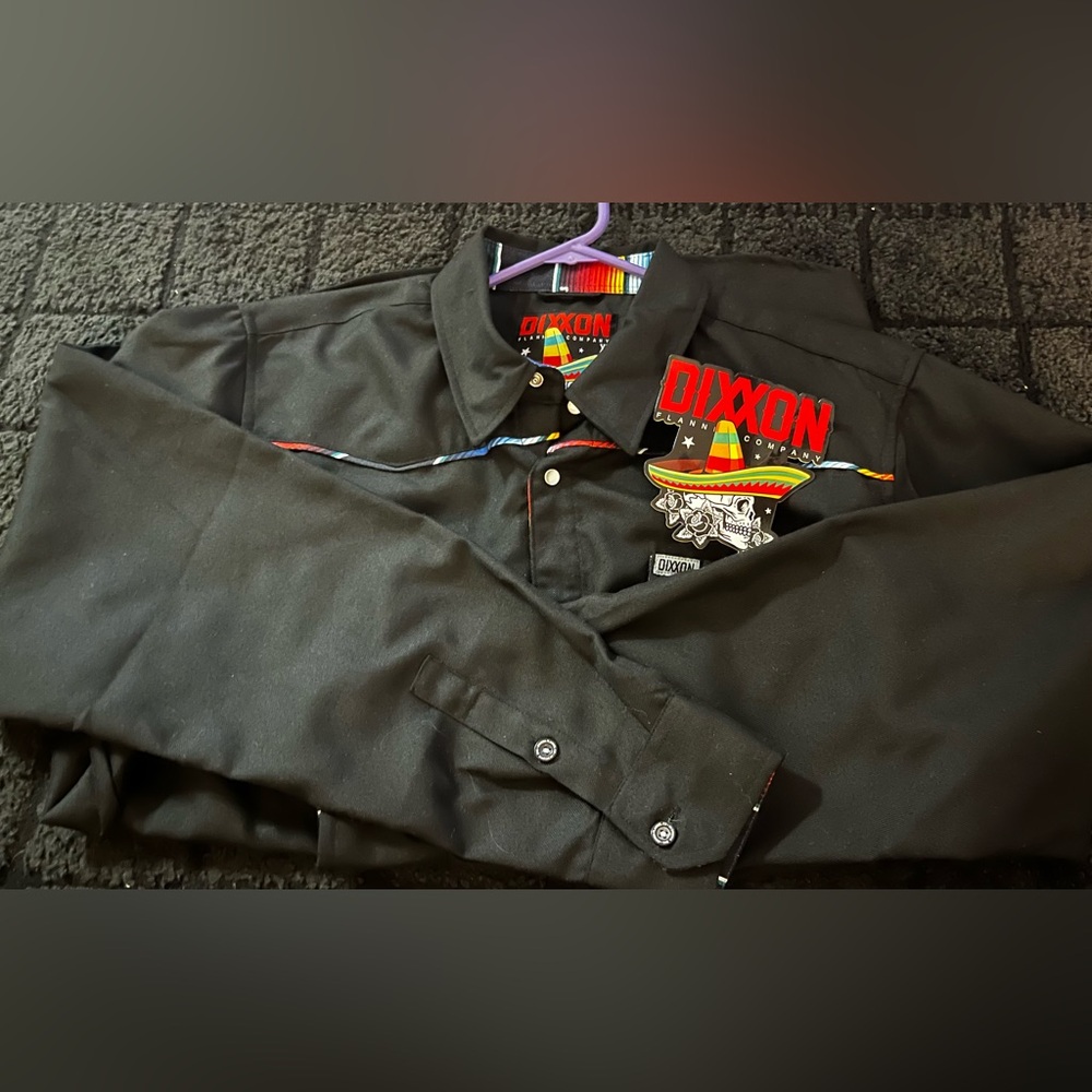 DIXXON The Mariachi Black Shirt with Multicolor Accents